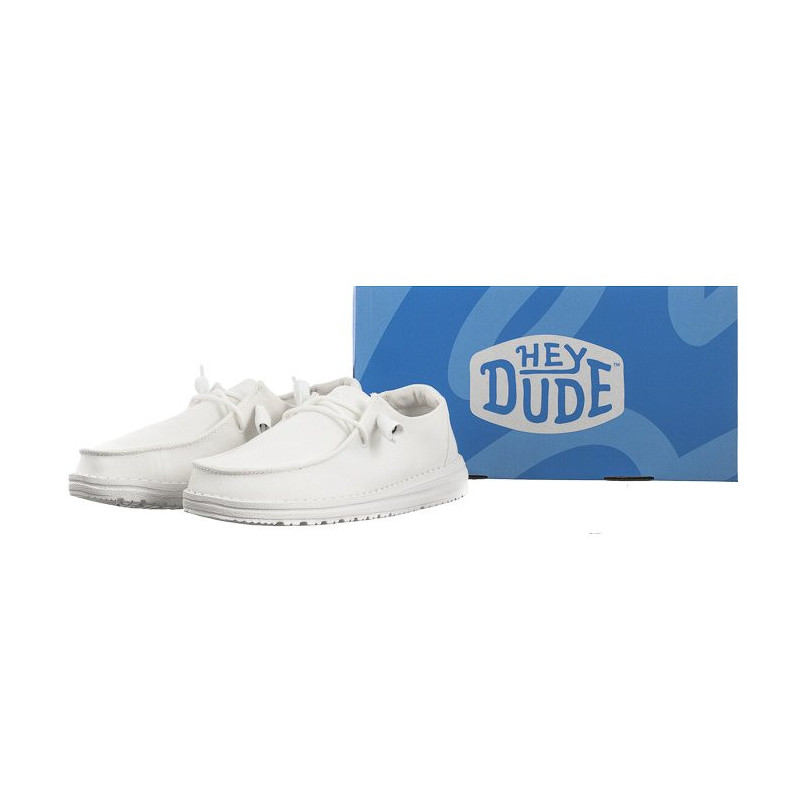 Hey Dude Wendy Slub Canvas White 40063-100 (HY16-a) batai