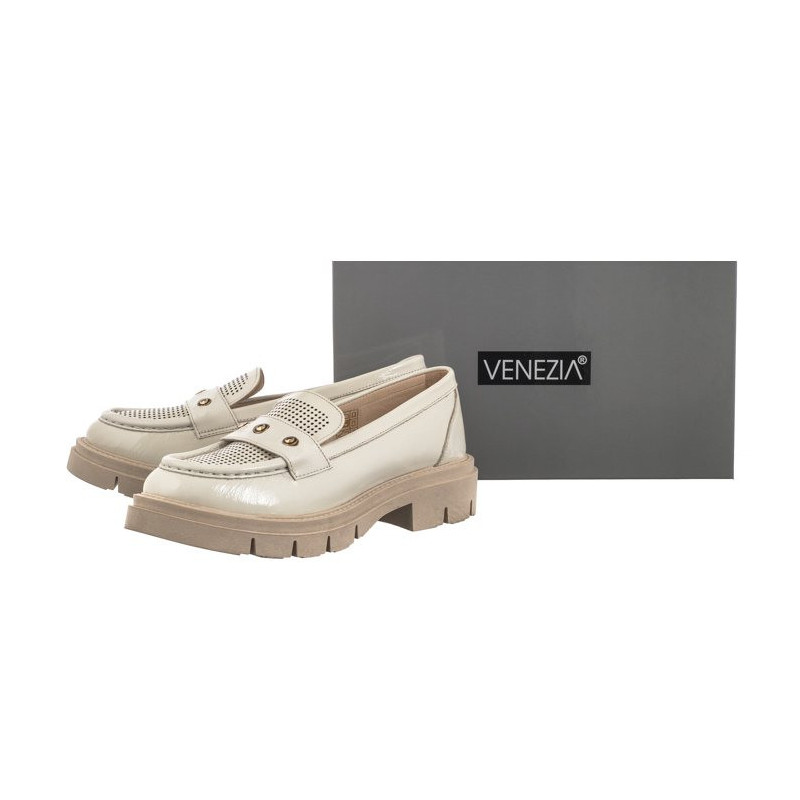 Venezia Beżowe Lakierowane  28384 Pat Beige (VE764-a) kingad