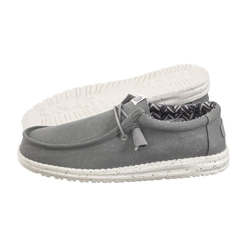 Hey Dude Wally Stretch Canvas Light Grey 40700-007 (HY14-c) kingad