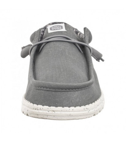 Hey Dude Wally Stretch Canvas Light Grey 40700-007 (HY14-c) kingad