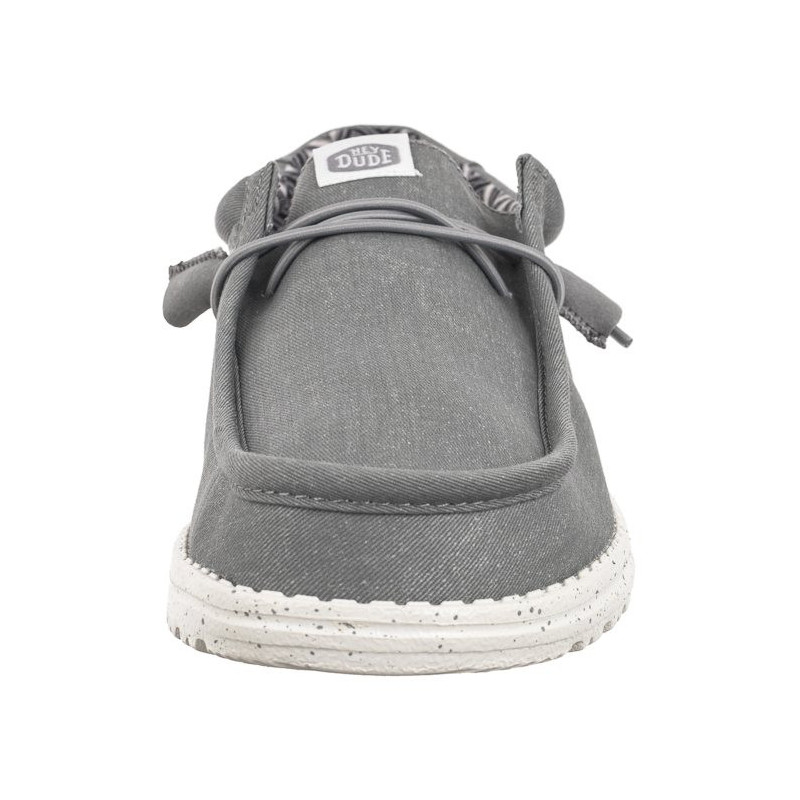 Hey Dude Wally Stretch Canvas Light Grey 40700-007 (HY14-c) kingad