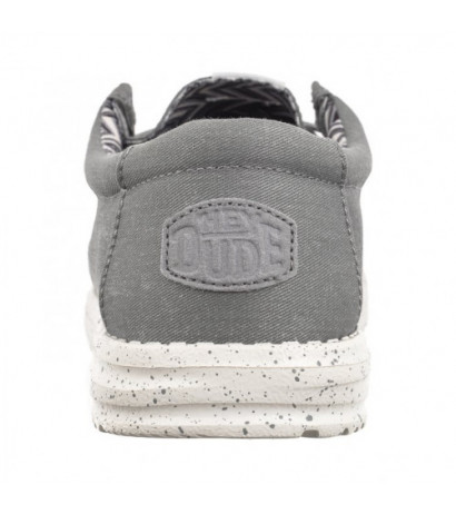 Hey Dude Wally Stretch Canvas Light Grey 40700-007 (HY14-c) kingad