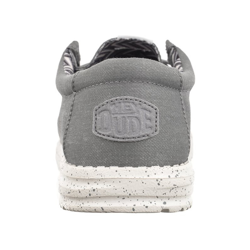 Hey Dude Wally Stretch Canvas Light Grey 40700-007 (HY14-c) kingad