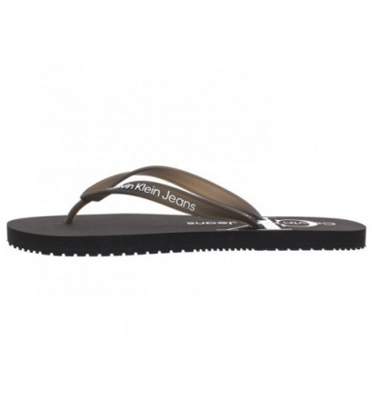 Calvin Klein Beach Sandal Monogram TPU Black YM0YM00838 BDS (CK499-a) batai