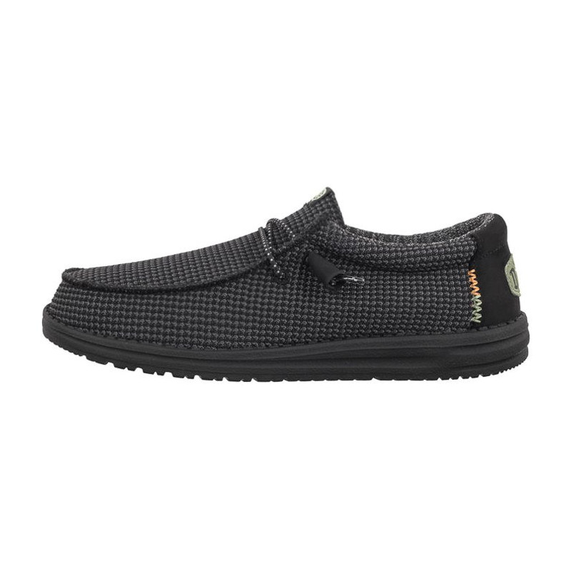 Hey Dude Wally Sport Mesh Black/Black 40403-060 (HY21-c) shoes