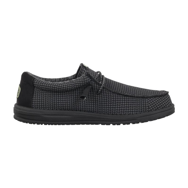 Hey Dude Wally Sport Mesh Black/Black 40403-060 (HY21-c) shoes