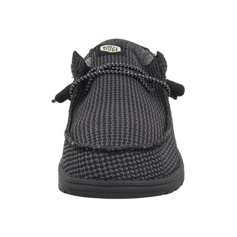 Hey Dude Wally Sport Mesh Black/Black 40403-060 (HY21-c) batai