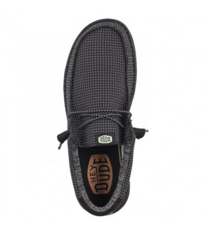 Hey Dude Wally Sport Mesh Black/Black 40403-060 (HY21-c) batai