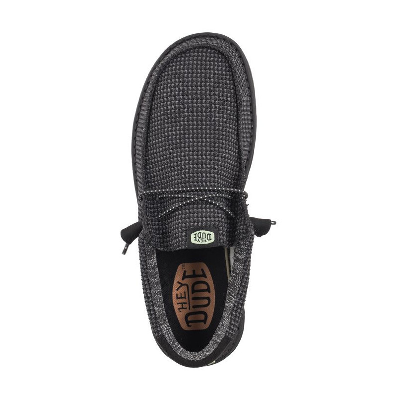 Hey Dude Wally Sport Mesh Black/Black 40403-060 (HY21-c) batai