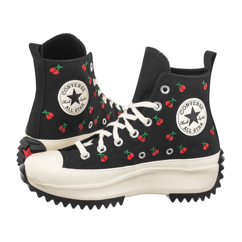 Converse Run Star Hike Hi Black/Egret/Red A08113C (CO677-a) sportiniai bateliai