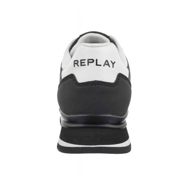 Replay Arthur Rep 1 GMS68.000.C0082T RS680082T 0008 Black/White (RP17-a) sportiniai bateliai