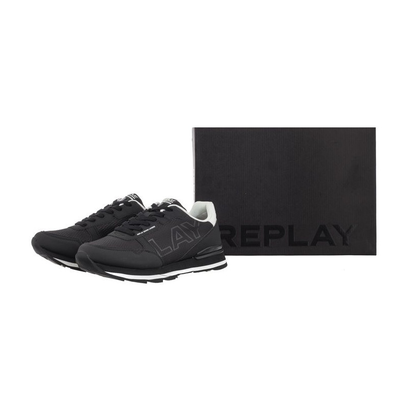 Replay Arthur Rep 1 GMS68.000.C0082T RS680082T 0008 Black/White (RP17-a) sportiniai bateliai