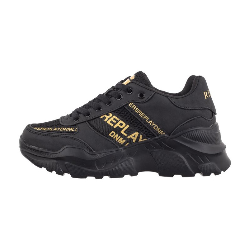 Replay Vanessa Tape GWS7Z.000.C0007S RS7Z0007S 0006 Black/Gold (RP18-a) spordijalatsid