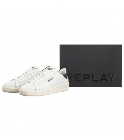 Replay Universty M Prime 2 GMZ4O.000.C0011L RZ4O0011L 0062 White/Black (RP23-a) sporta apavi