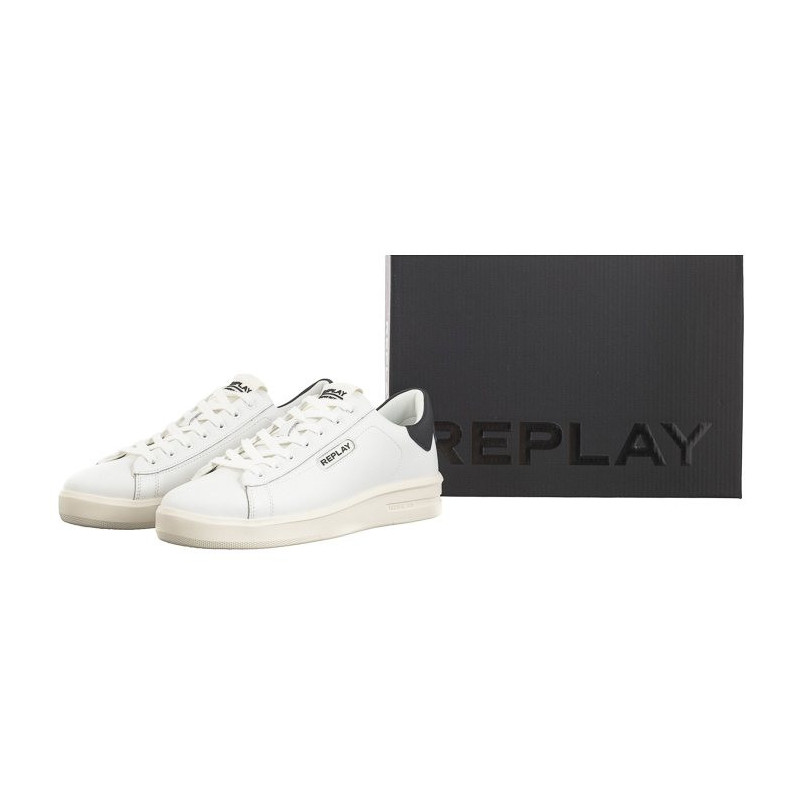 Replay Universty M Prime 2 GMZ4O.000.C0011L RZ4O0011L 0062 White/Black (RP23-a) sporta apavi