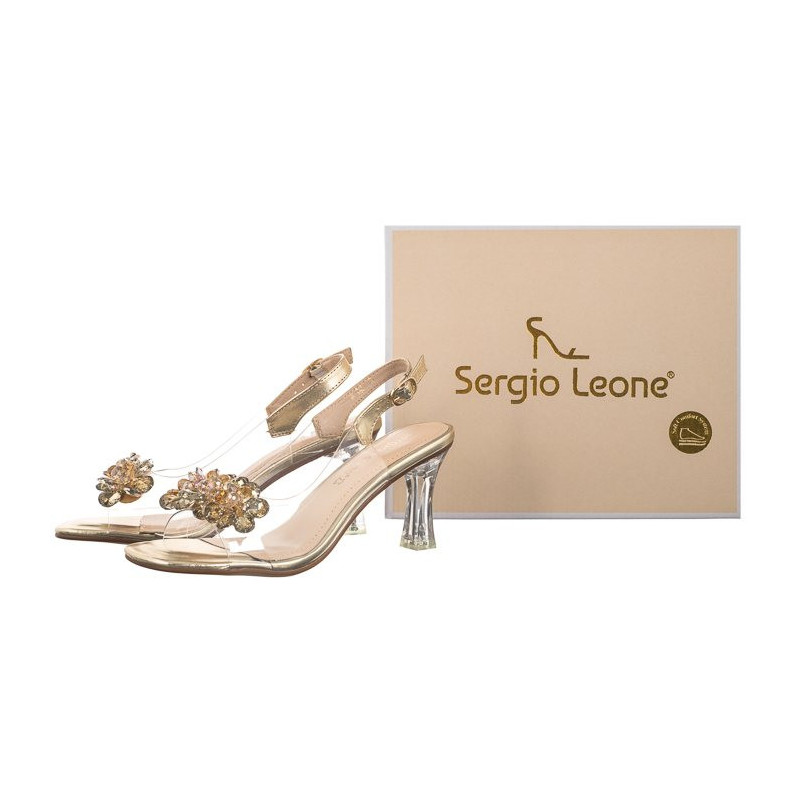 Sergio Leone Złote SK 045 (SL521-a) high heels