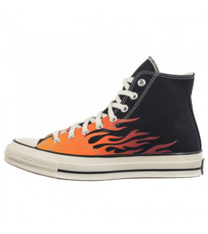 Converse Chuck 70 Hi Black/Enamel Red/Bold Mandarin 165024C (CO678-a) batai