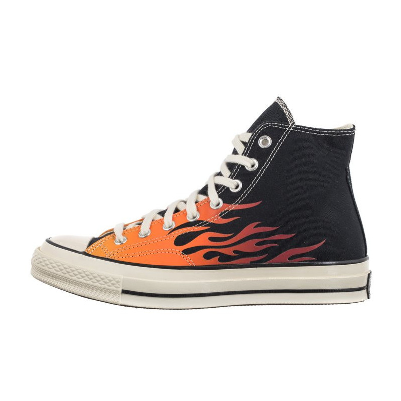 Converse Chuck 70 Hi Black/Enamel Red/Bold Mandarin 165024C (CO678-a) batai