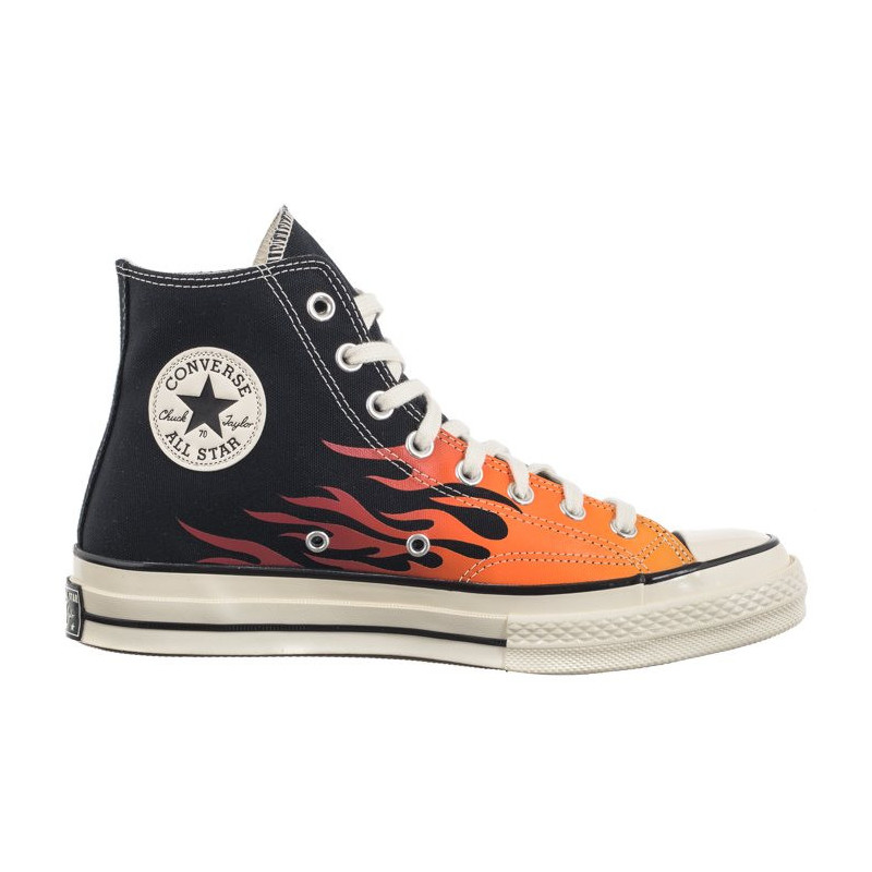 Converse Chuck 70 Hi Black/Enamel Red/Bold Mandarin 165024C (CO678-a) batai