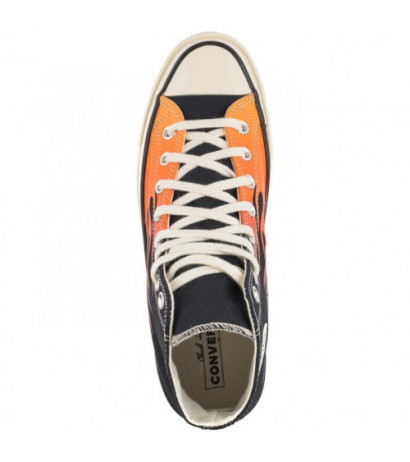 Converse Chuck 70 Hi Black/Enamel Red/Bold Mandarin 165024C (CO678-a) batai