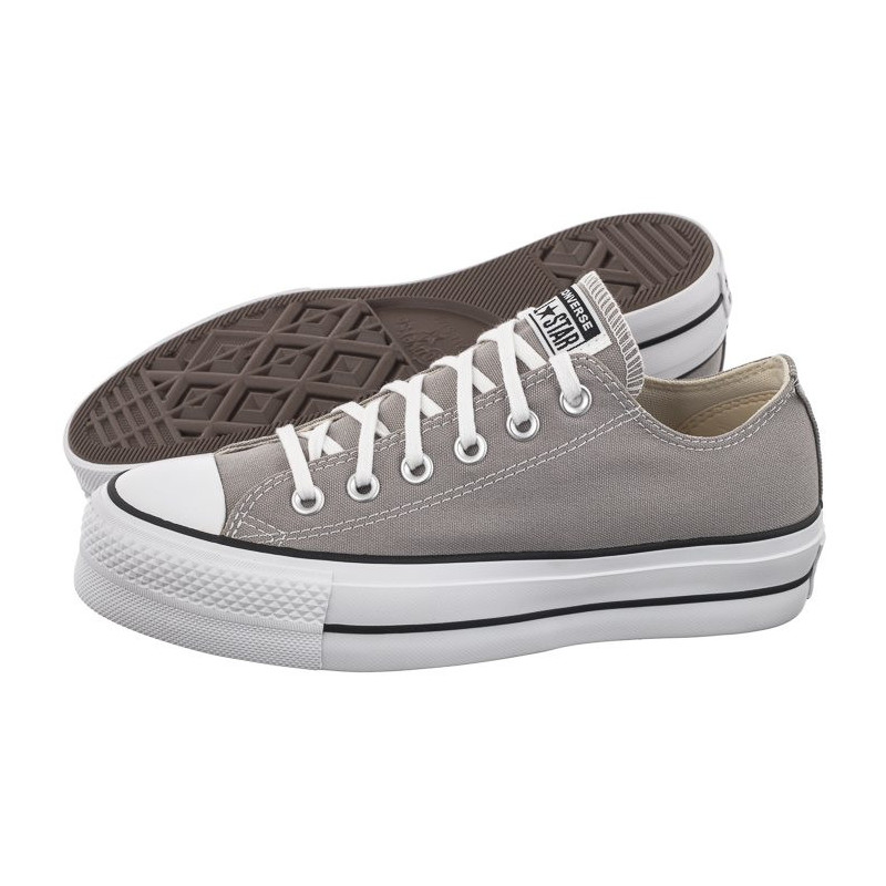 Converse CTAS Lift Ox Totally Neutral/White/Black A07573C (CO606-c) apavi