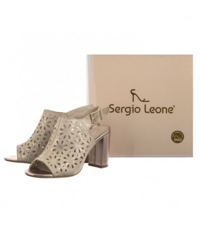 Sergio Leone Złote SK 909 (SL523-a) shoes