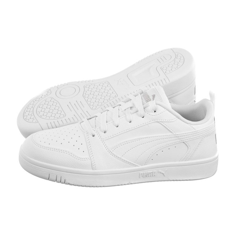 Puma Rebound v6 Low Puma White-Cool Light Grey 392328-03 (PU590-a) sporta apavi