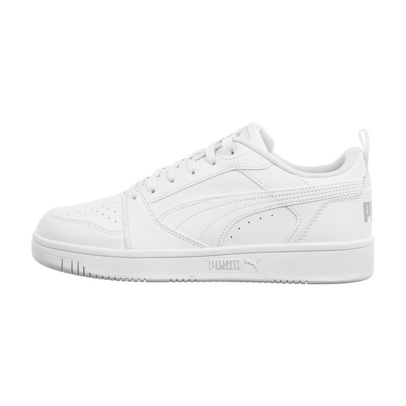 Puma Rebound v6 Low Puma White-Cool Light Grey 392328-03 (PU590-a) sporta apavi