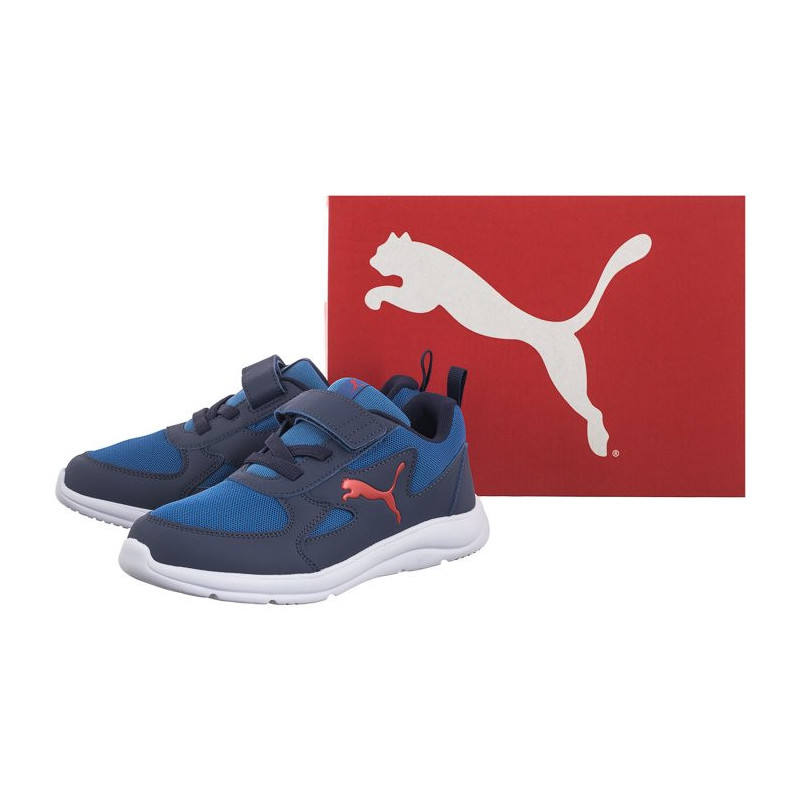 Puma Fun Racer AC PS Bright Cobalt-High Risk Red 192971-03 (PU583-b) sporta apavi