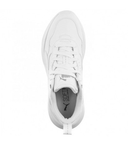 Puma Cilia Wedge White-Puma White-Puma Silver 393915-02 (PU585-b) bateliai