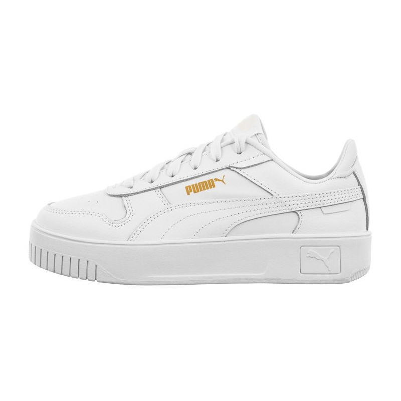 Puma Carina Street Puma White-Puma-White-Gold 389390-01 (PU584-a) bateliai