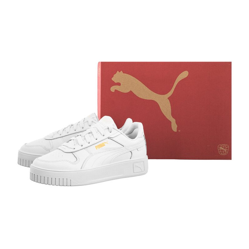 Puma Carina Street Puma White-Puma-White-Gold 389390-01 (PU584-a) bateliai