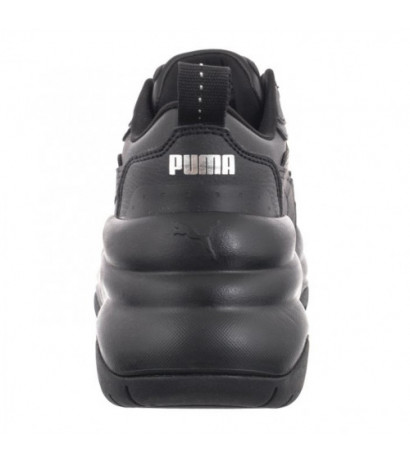 Puma Cilia Wedge Black-Black-Puma Silver 393915-03 (PU585-a) bateliai