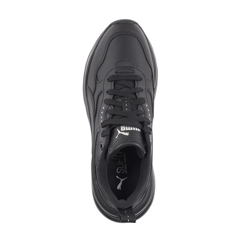 Puma Cilia Wedge Black-Black-Puma Silver 393915-03 (PU585-a) bateliai