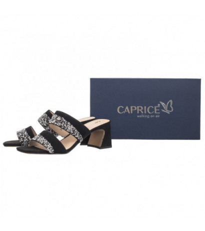 Caprice Czarne 9-27209-42 004 Black Suede (CP409-a) kingad