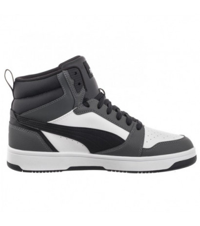 Puma Rebound v6 Puma White-Puma Black-Grey 392326-03 (PU587-a) sportiniai bateliai