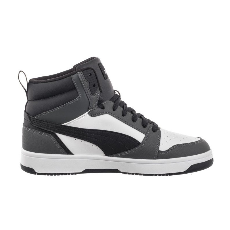 Puma Rebound v6 Puma White-Puma Black-Grey 392326-03 (PU587-a) sportiniai bateliai