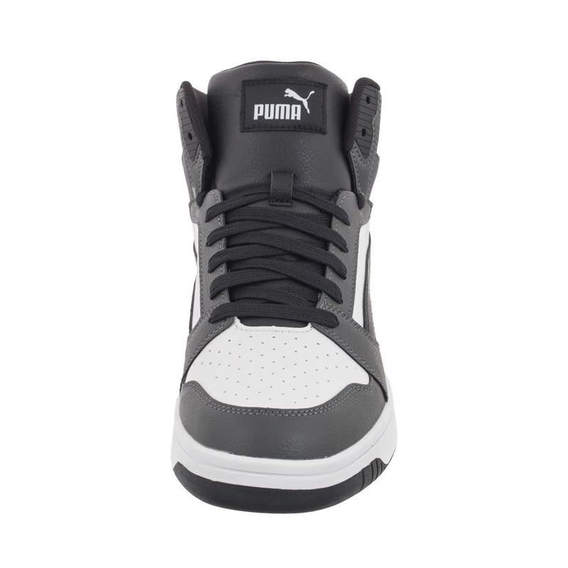 Puma Rebound v6 Puma White-Puma Black-Grey 392326-03 (PU587-a) sportiniai bateliai