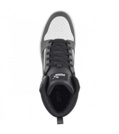 Puma Rebound v6 Puma White-Puma Black-Grey 392326-03 (PU587-a) sportiniai bateliai