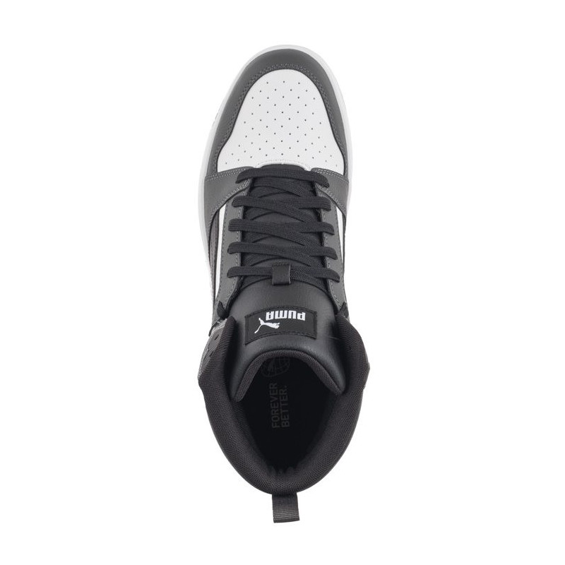 Puma Rebound v6 Puma White-Puma Black-Grey 392326-03 (PU587-a) sportiniai bateliai