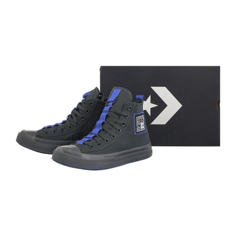 Converse CTAS Cx Explore Hi Secret Pines/Blue Flame/Silver A05357C (CO682-a) batai