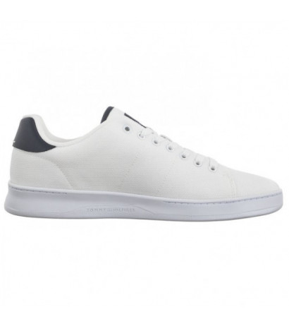 Tommy Hilfiger Court Cupsole Pique Textile White FM0FM04967 YBS (TH1096-a) spordijalatsid