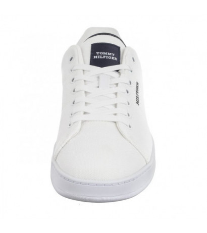 Tommy Hilfiger Court Cupsole Pique Textile White FM0FM04967 YBS (TH1096-a) spordijalatsid