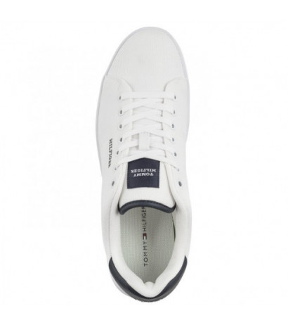 Tommy Hilfiger Court Cupsole Pique Textile White FM0FM04967 YBS (TH1096-a) spordijalatsid