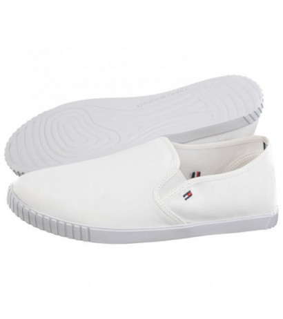 Tommy Hilfiger Canvas Slip-On Sneaker White FW0FW07806 YBS (TH1098-a) sportiniai bateliai