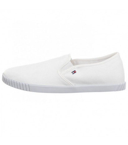 Tommy Hilfiger Canvas Slip-On Sneaker White FW0FW07806 YBS (TH1098-a) kurpes