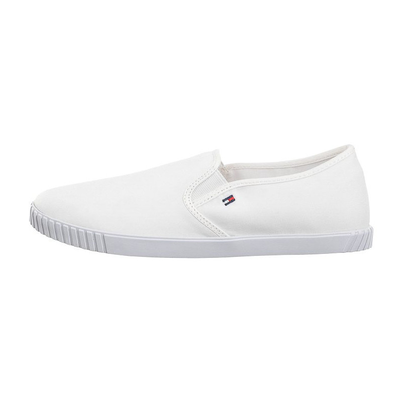 Tommy Hilfiger Canvas Slip-On Sneaker White FW0FW07806 YBS (TH1098-a) kurpes