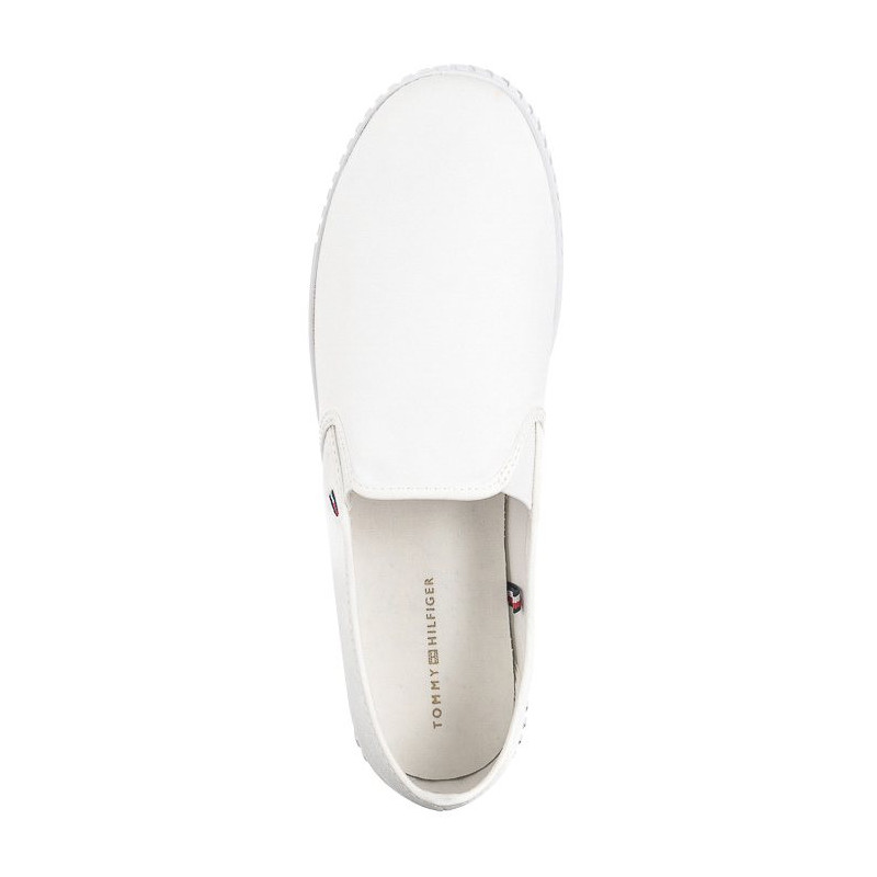 Tommy Hilfiger Canvas Slip-On Sneaker White FW0FW07806 YBS (TH1098-a) kingad