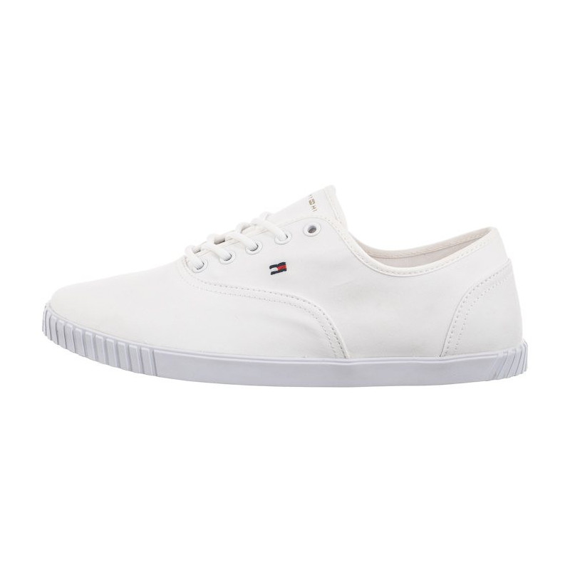 Tommy Hilfiger Canvas Lace-Up Sneaker White FW0FW07805 YBS (TH1100-a) kurpes