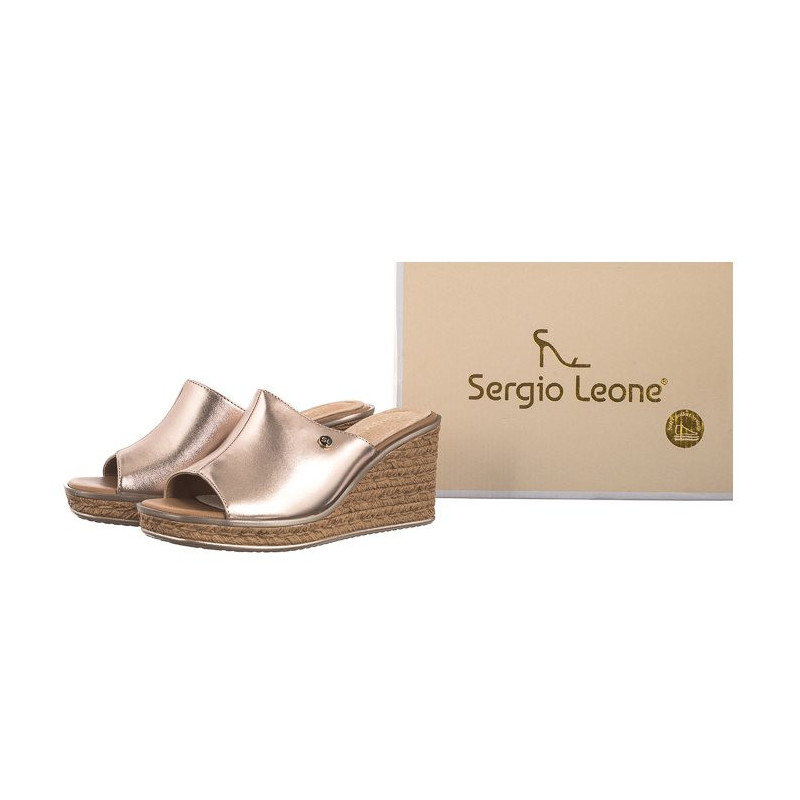 Sergio Leone Złote KL 213 (SL527-a) shoes